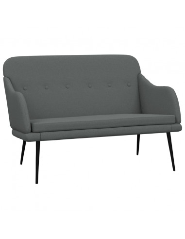 Panca Grigio Scuro 110x76x80 cm in Tessuto