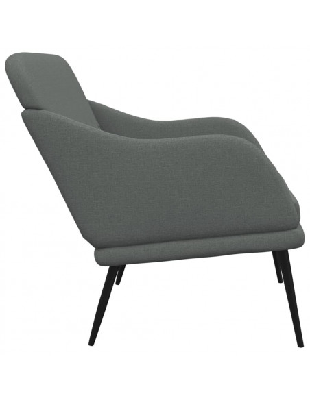 Panca Grigio Scuro 110x76x80 cm in Tessuto