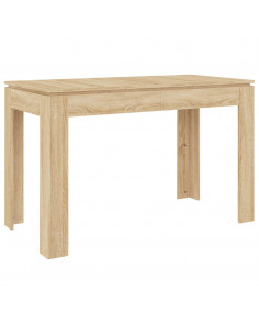 Tavolo da Pranzo Rovere Sonoma 120x60x76cm in Legno Multistrato 2
