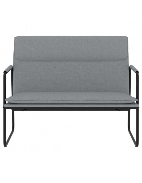 Panca Grigio Chiaro 100x64x80 cm in Tessuto