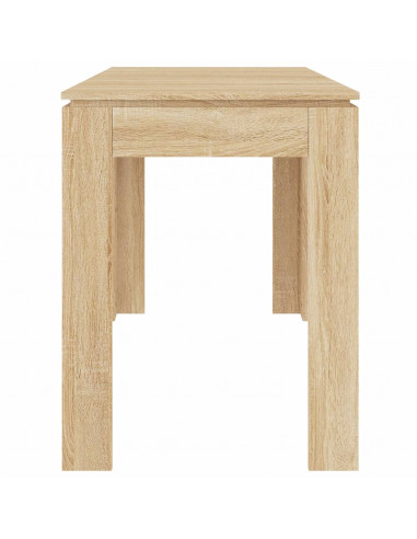 Tavolo da Pranzo Rovere Sonoma 120x60x76cm in Legno Multistrato