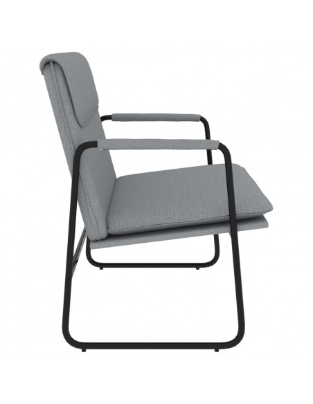 Panca Grigio Chiaro 100x64x80 cm in Tessuto