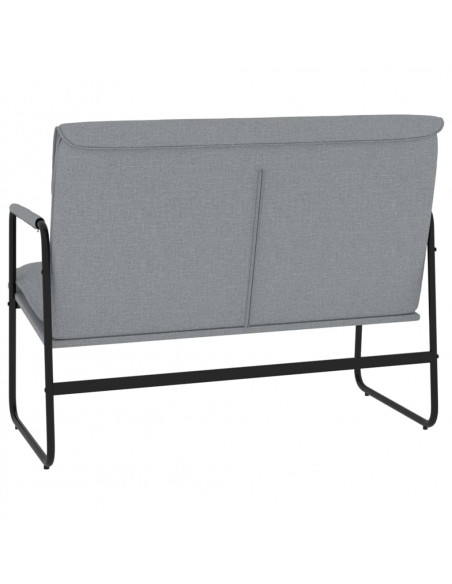 Panca Grigio Chiaro 100x64x80 cm in Tessuto