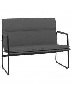 Panca Grigio Scuro 100x64x80 cm in Tessuto 2