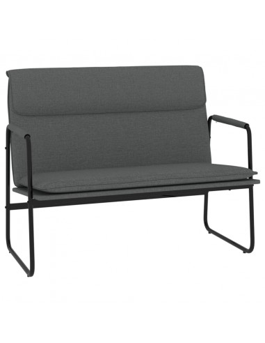 Panca Grigio Scuro 100x64x80 cm in Tessuto