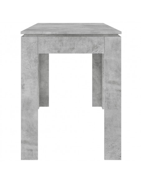 Tavolo da Pranzo Grigio Cemento 120x60x76 cm Legno Multistrato