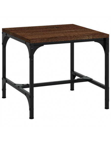Tavolini 2pz Nerorovere marrone 40x40x35cm in Legno Multistrato