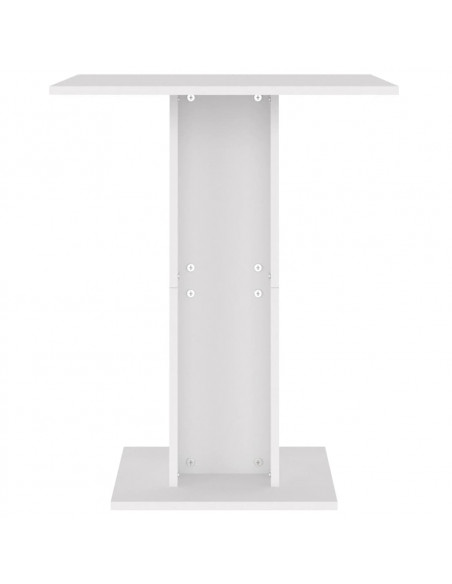 Tavolo da Bistrot Bianco 60x60x75 cm in Legno Multistrato