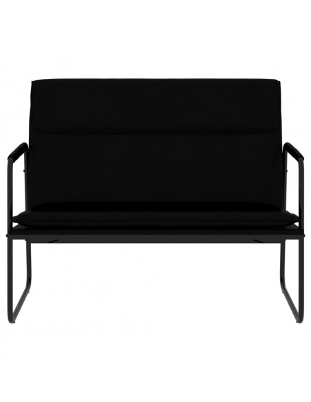 Panca Nera 100x64x80 cm in Similpelle