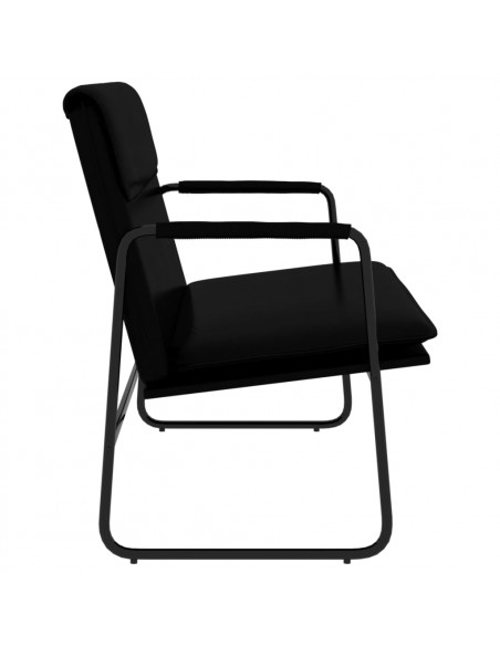 Panca Nera 100x64x80 cm in Similpelle