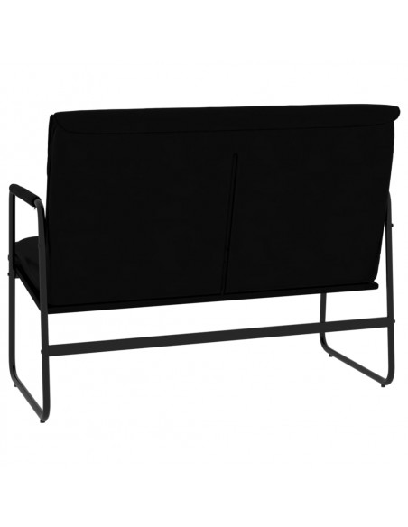 Panca Nera 100x64x80 cm in Similpelle