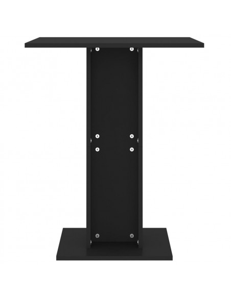 Tavolo da Bistrot Nero 60x60x75 cm in Legno Multistrato