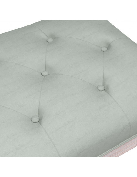 Panca Grigio Chiaro 110x40x49 cm in Velluto