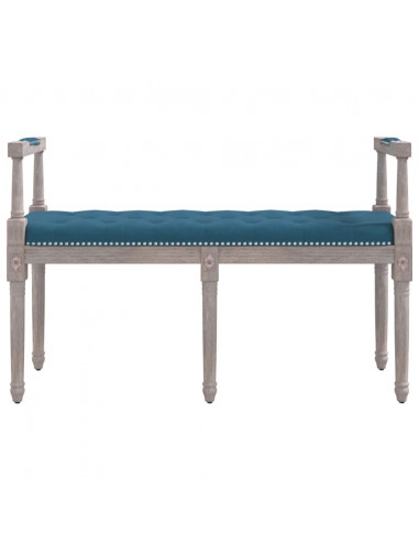 Panca Blu 110x40x70 cm in Velluto