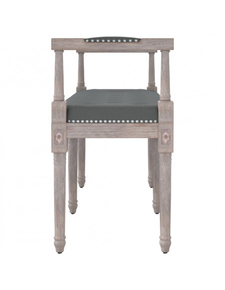 Panca Grigio Scuro 110x40x70 cm in Tessuto