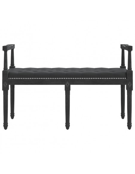 Panca Nera 110x40x70 cm in Velluto