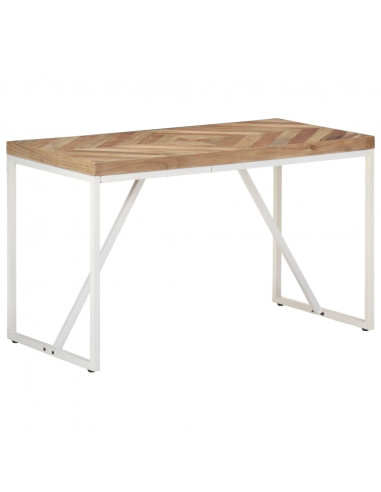 Tavolo da Pranzo 120x60x76 cm Legno Massello di Acacia e Mango