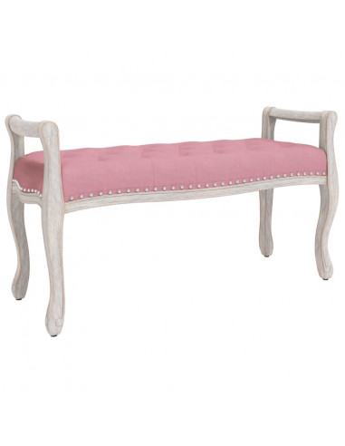 Panca Rosa 110x45x60 cm in Velluto