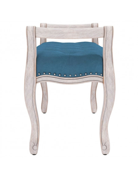 Panca Blu 110x45x60 cm in Velluto