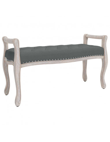 Panca Grigio Scuro 110x45x60 cm in Tessuto