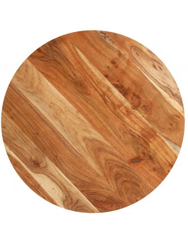 Tavolino da Bistrot Rotondo Ø80x75 cm in Legno di Acacia