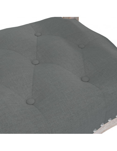 Panca Grigio Scuro 110x45x60 cm in Tessuto