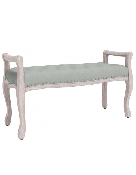 Panca Grigio Chiaro 110x45x60 cm in Velluto