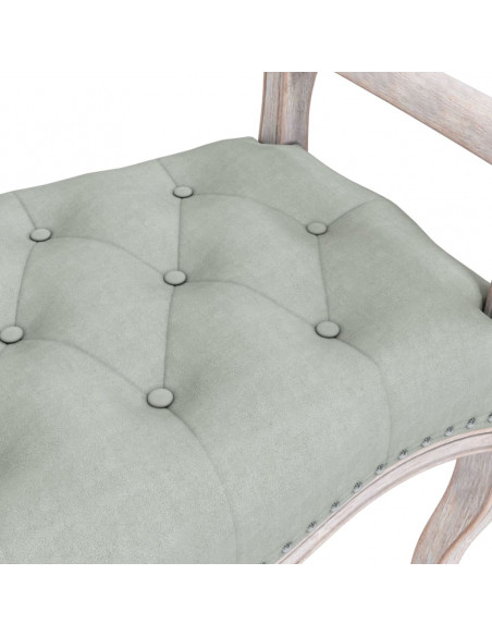 Panca Grigio Chiaro 110x45x60 cm in Velluto