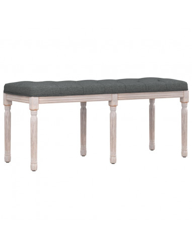 Panca Grigio Scuro 110x40x49 cm in Tessuto
