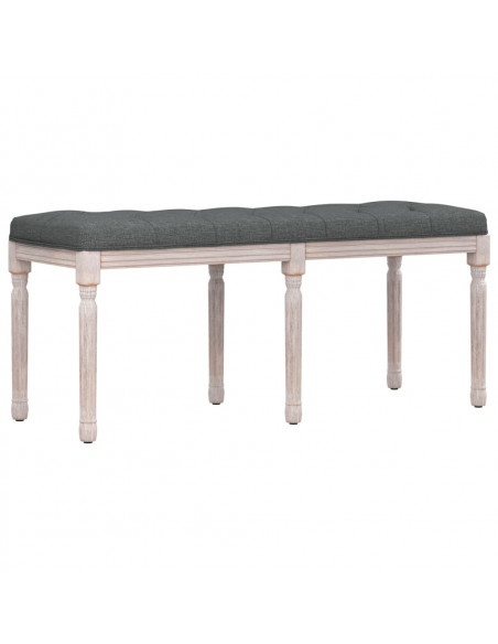 Panca Grigio Scuro 110x40x49 cm in Tessuto