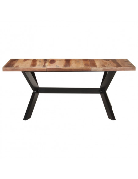 Tavolo da Pranzo 180x90x75 cm Legno Massello con Finitura Miele