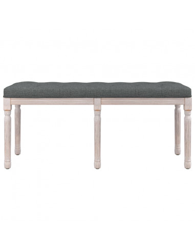 Panca Grigio Scuro 110x40x49 cm in Tessuto