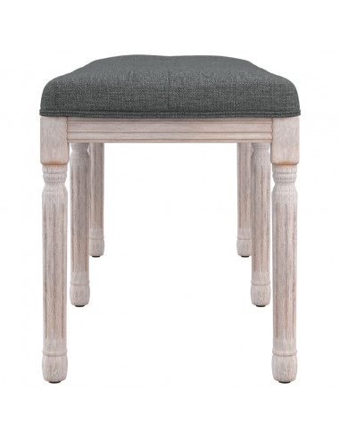 Panca Grigio Scuro 110x40x49 cm in Tessuto