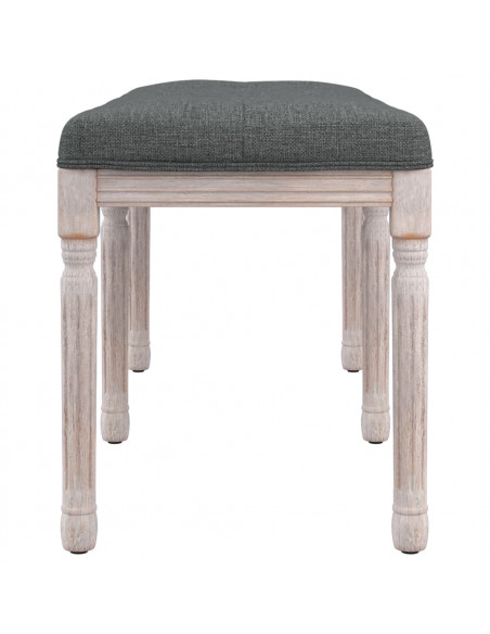 Panca Grigio Scuro 110x40x49 cm in Tessuto