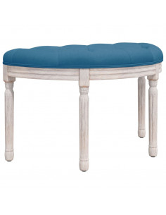 Panca Blu 81,5x41x49 cm in Velluto 2