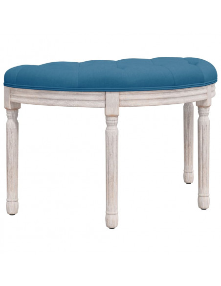 Panca Blu 81,5x41x49 cm in Velluto