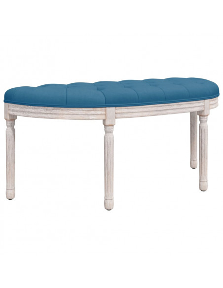 Panca Blu 110,5x45x49 cm in Velluto