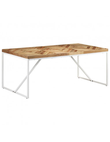 Tavolo da Pranzo 180x90x76 cm Legno Massello di Acacia e Mango