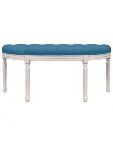 Panca Blu 110,5x45x49 cm in Velluto