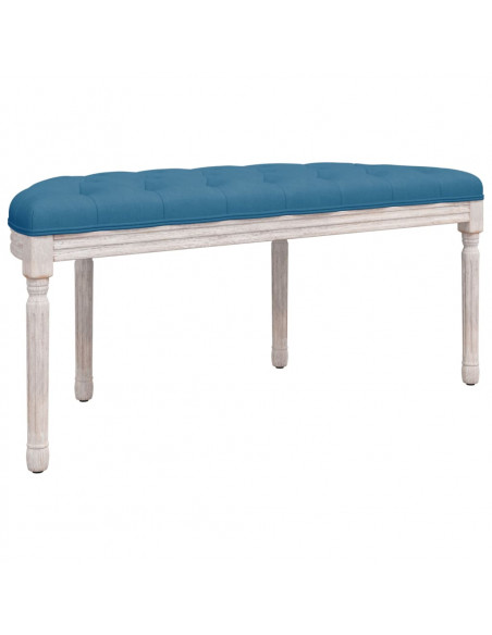 Panca Blu 110,5x45x49 cm in Velluto