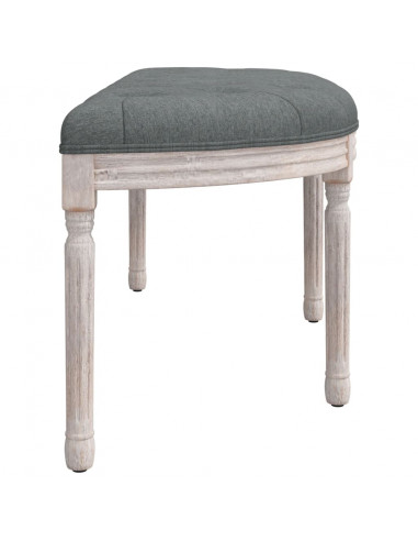 Panca Grigio Scuro 110,5x45x49 cm in Tessuto