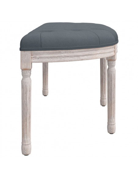 Panca Grigio Scuro 110,5x45x49 cm in Velluto
