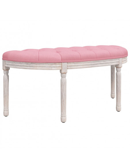 Panca Rosa 110,5x45x49 cm in Velluto