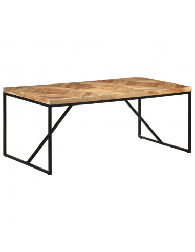 Tavolo da Pranzo 180x90x76 cm Legno Massello di Acacia e Mango