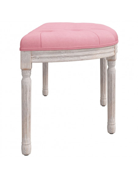 Panca Rosa 110,5x45x49 cm in Velluto