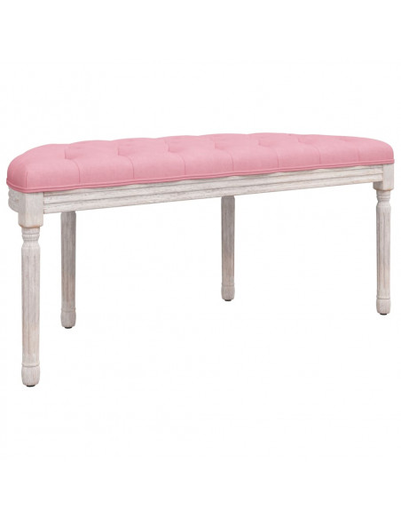 Panca Rosa 110,5x45x49 cm in Velluto