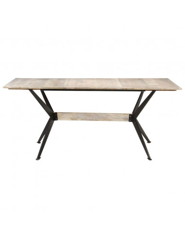 Tavolo da Pranzo 180x90x76 cm in Legno Massello di Mango