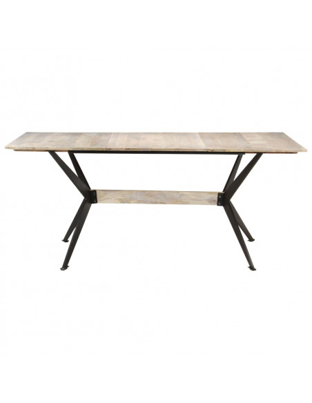 Tavolo da Pranzo 180x90x76 cm in Legno Massello di Mango