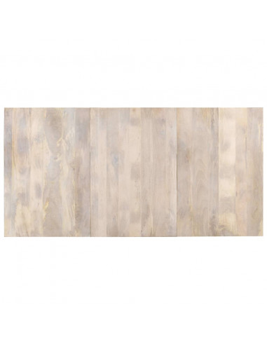 Tavolo da Pranzo 180x90x76 cm in Legno Massello di Mango