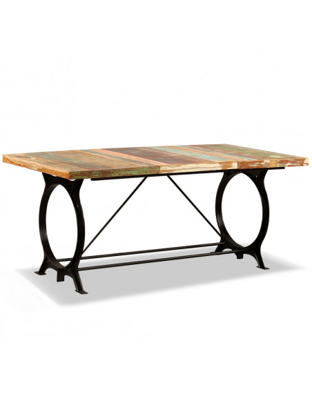 Tavolo da Pranzo in Legno Massello di Recupero 180 cm